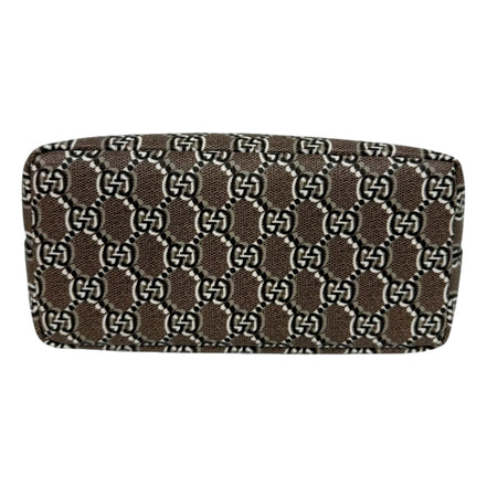 Gucci GG Shadow Monogram Canvas Beige Black Shoulder Bag available at Queen Bee of Beverly Hills