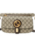 Gucci GG Supreme Blondie Canvas Belt Bag Brown Beige Size 110 available at Queen Bee of Beverly Hills