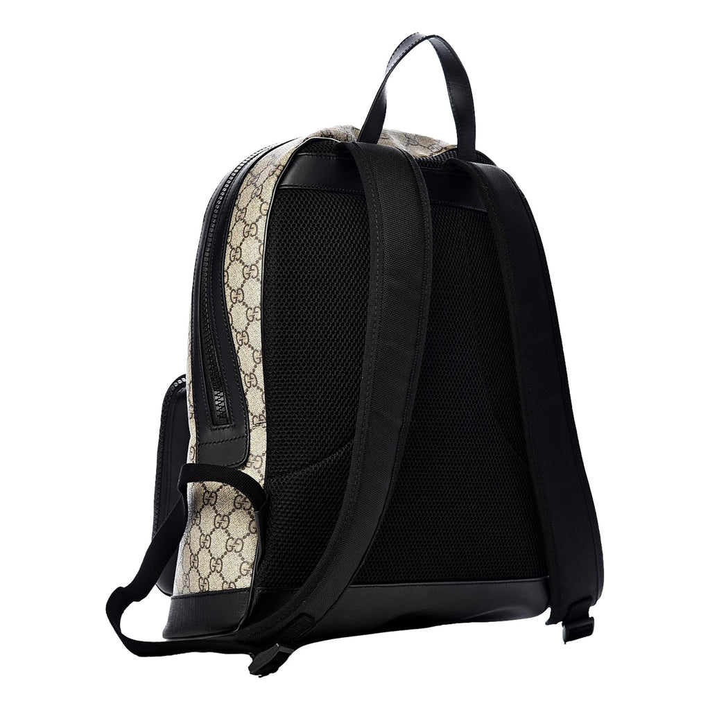 GG Supreme Canvas Backpack in Grey - Gucci