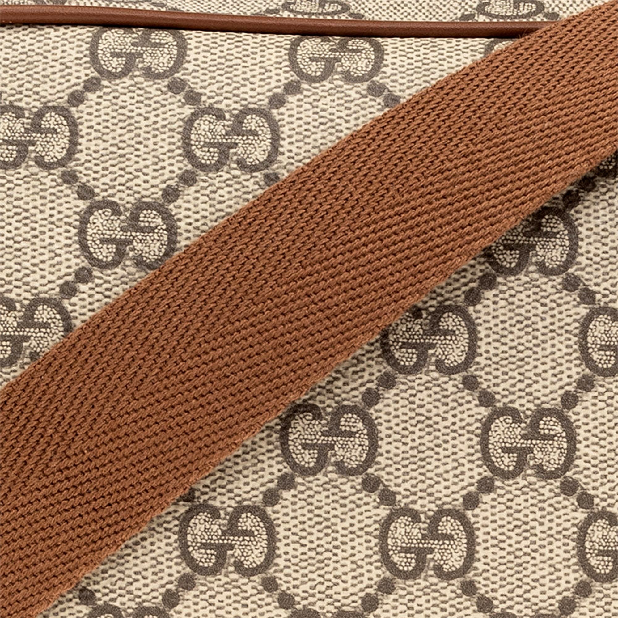Gucci GG Supreme Canvas Brown Crossbody | Queen Bee of Beverly Hills
