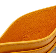Gucci GG Supreme Card Holder Beige & Yellow available at Queen Bee of Beverly Hills