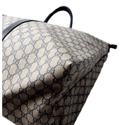 Gucci GG Supreme Coated Canvas Blue Extra Large Joy Tote Overnight Bag available at Queen Bee of Beverly Hills