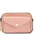 Gucci Gilbert Calfskin Mini Envelope Pink Crossbody Bag available at Queen Bee of Beverly Hills