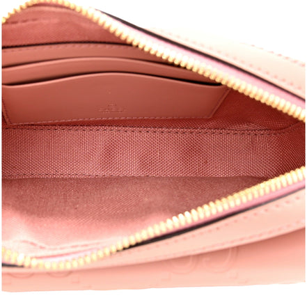 Gucci Gilbert Calfskin Mini Envelope Pink Crossbody Bag available at Queen Bee of Beverly Hills