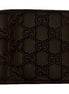 Gucci Guccissima Dark Brown Embossed Leather Bifold Wallet