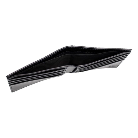 Gucci Guccissima Black Embossed Leather Bifold Wallet available at Queen Bee of Beverly Hills