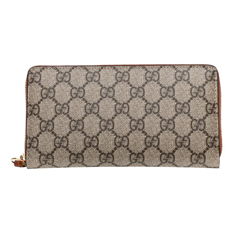 Gucci Guccissima Coated Canvas Large Continental Zip Around Wallet at_Queen_Bee_of_Beverly_Hills