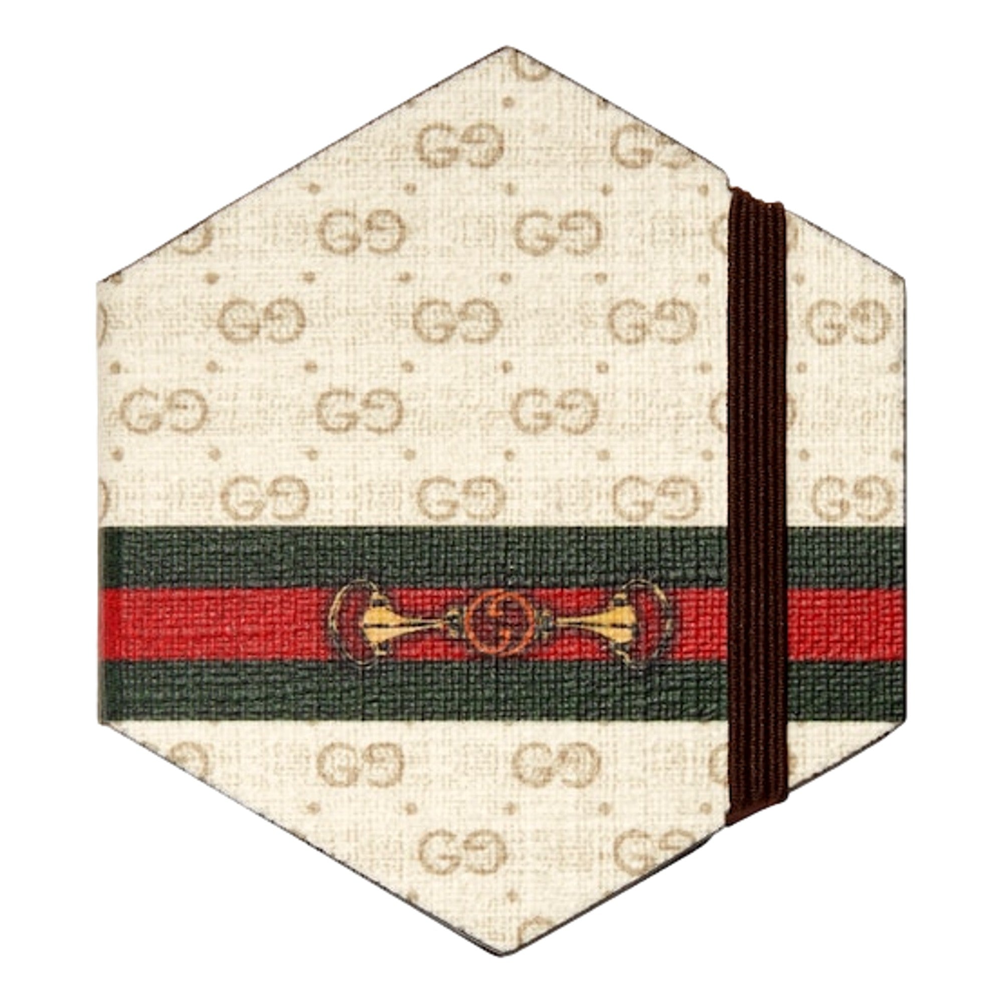 Gucci Hexagon Sticky Notes with Web and Horsebit