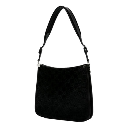 Gucci horsbit black fur slim shoulder bag - available at Queen Bee of Beverly Hills 