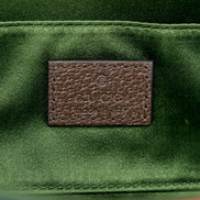 Gucci Horsebit Supreme Canvas Web Stripe Small Chain Shoulder Bag available at Queen Bee of Beverly Hills