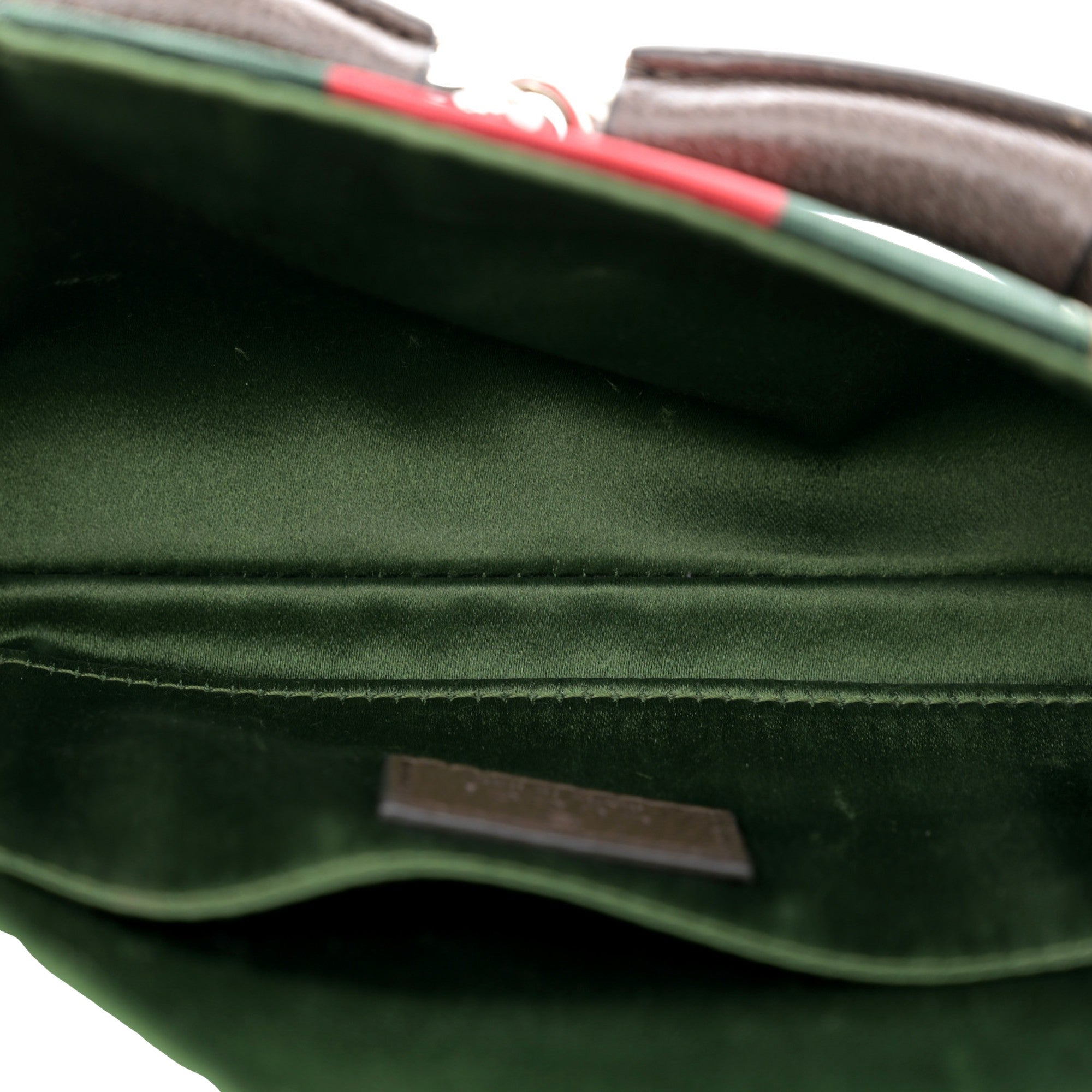 Gucci Horsebit Supreme Canvas Web Stripe Small Chain Shoulder Bag available at Queen Bee of Beverly Hills