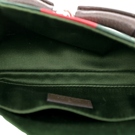 Gucci Horsebit Supreme Canvas Web Stripe Small Chain Shoulder Bag available at Queen Bee of Beverly Hills