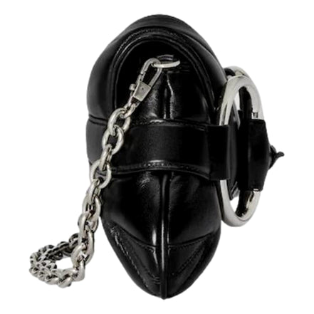 Gucci Horsebit Vertical Quilted Leather Medium Chain Shoulder Bag Black available at Queen Bee of Beverly Hills