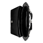 Gucci Horsebit Vertical Quilted Leather Medium Chain Shoulder Bag Black available at Queen Bee of Beverly Hills