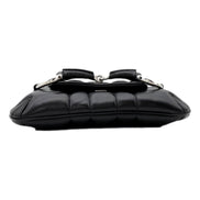 Gucci Horsebit Vertical Quilted Leather Small Chain Shoulder Bag Black available at Queen Bee of Beverly Hills
