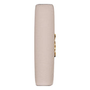Gucci Interlocking Double G Python Leather Bow Chain Wallet Light Pink available at Queen Bee of Beverly Hills