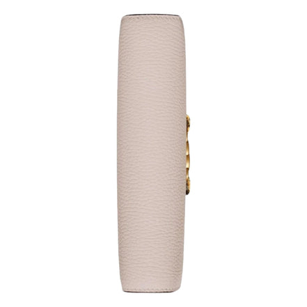 Gucci Interlocking Double G Python Leather Bow Chain Wallet Light Pink available at Queen Bee of Beverly Hills