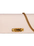 Gucci Interlocking Double G Python Leather Bow Chain Wallet Light Pink available at Queen Bee of Beverly Hills