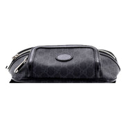 Gucci Interlocking G Patch Belt Bag GG Coated Canvas Black 90