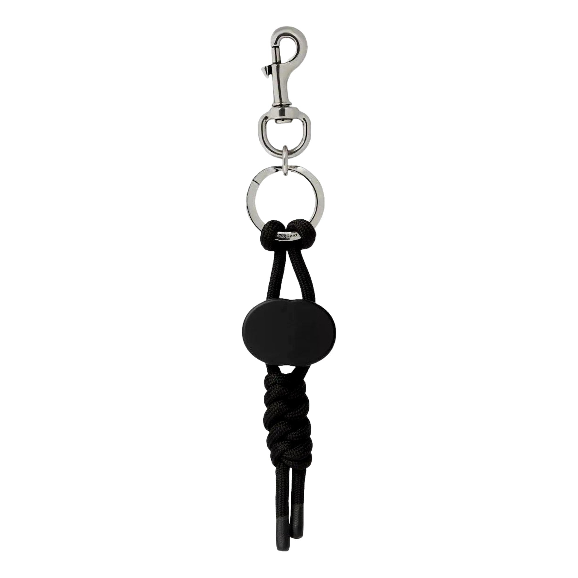 Gucci Interlocking G Rope Twist Keychain Charm in Black sold at Queen Bee of Beverly Hills