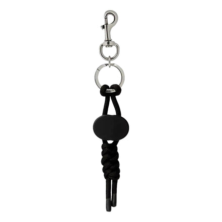 Gucci Interlocking G Rope Twist Keychain Charm in Black sold at Queen Bee of Beverly Hills