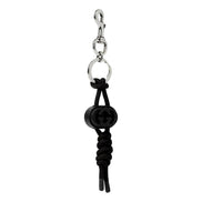 Gucci Interlocking G Rope Twist Keychain Charm in Black sold at Queen Bee of Beverly Hills