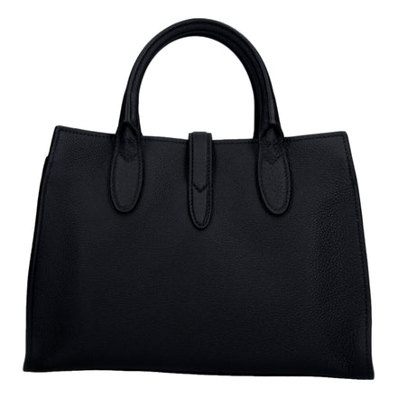 Gucci Jackie Medium Black Grained Leather Tote Bag - Available at Queen Bee of Beverly Hills. 