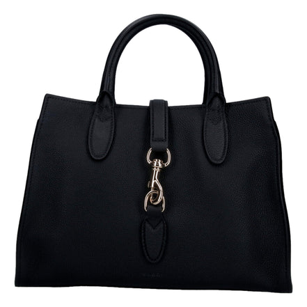 Gucci Jackie Medium Black Grained Leather Tote Bag - Available at Queen Bee of Beverly Hills. 