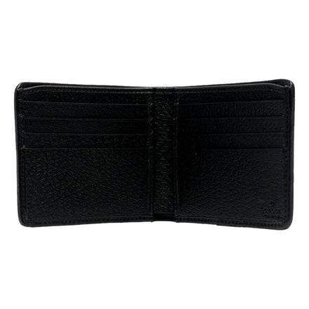 Gucci Jumbo GG Canvas Leather Black Bifold Wallet available at Queen Bee of Beverly Hills