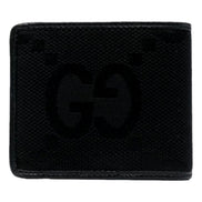 Gucci Jumbo GG Canvas Leather Black Bifold Wallet available at Queen Bee of Beverly Hills