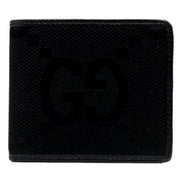 Gucci Jumbo GG Canvas Leather Black Bifold Wallet available at Queen Bee of Beverly Hills