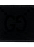 Gucci Jumbo GG Canvas Leather Black Bifold Wallet available at Queen Bee of Beverly Hills
