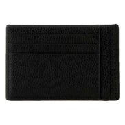 Gucci Jumbo GG Black Leather Card Holder Wallet Embossed Logo - available at Queen Bee of Beverly Hills. 