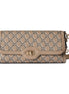 Gucci Luce Optical Printed GG Leather Beige Shoulder Bag available at Queen Bee of Beverly Hills