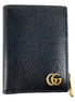 Gucci Marmont Black Leather Snap Bifold