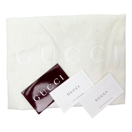 Gucci GG Logo Small Leather Shoulder Bag with Chain Strap in Beige