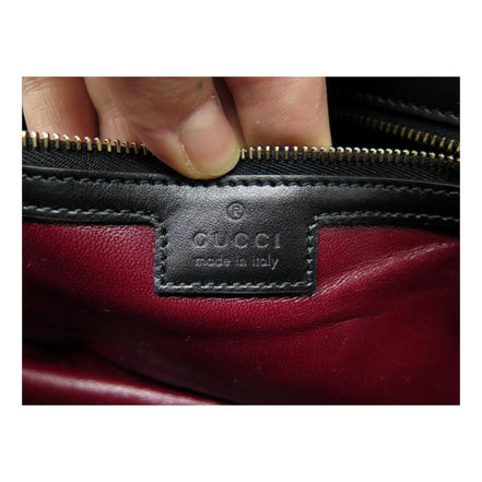 Gucci Marmont GG Black Multi Compartment Black Shoulder Bag