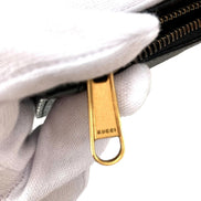 Gucci Marmont Black Leather Snap Bifold available at Queen Bee of Beverly Hills