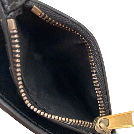 Gucci Marmont Black Leather Snap Bifold available at Queen Bee of Beverly Hills