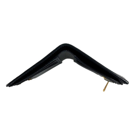 Gucci Marmont Black Leather Snap Bifold available at Queen Bee of Beverly Hills