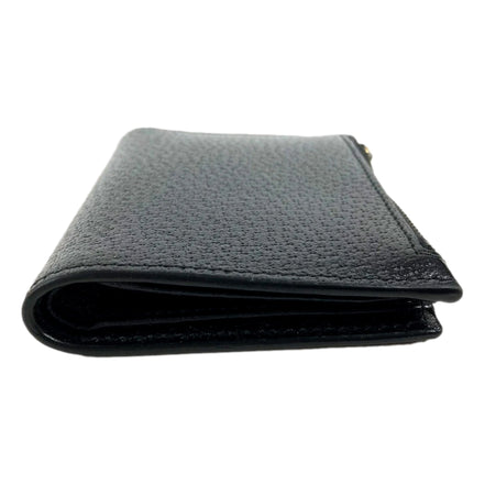 Gucci Marmont Black Leather Snap Bifold available at Queen Bee of Beverly Hills