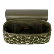 Gucci GG Marmont Olive Green Terry Chain Crossbody Bag -available at Queen Bee of Beverly Hills. 