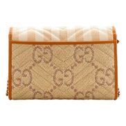 Gucci Marmont Raffia Wallet on Chain sold at Queen Bee of Beverly Hills