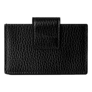 Gucci GG Marmont Leather Card Case Wallet with Gold Double G Snap Closure