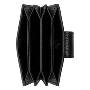 Gucci GG Marmont Leather Card Case Wallet with Gold Double G Snap Closure