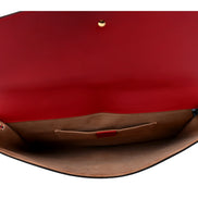 Gucci Maxi Sylvie Red Clutch available at Queen Bee of Beverly Hills