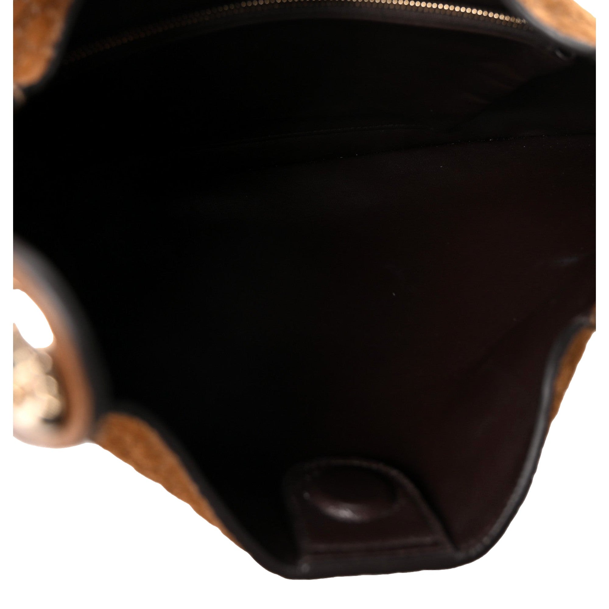 Gucci Micro GG B Medium Shoulder Bag Brown Suede and Leather sold at Queen Bee of Beverly Hills