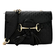 Gucci Microguccissima Mini Emily Chain Shoulder Bag Black - available at Queen Bee of Beverly Hills. 