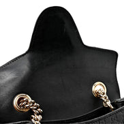 Gucci Microguccissima Mini Emily Chain Shoulder Bag Black - available at Queen Bee of Beverly Hills. 