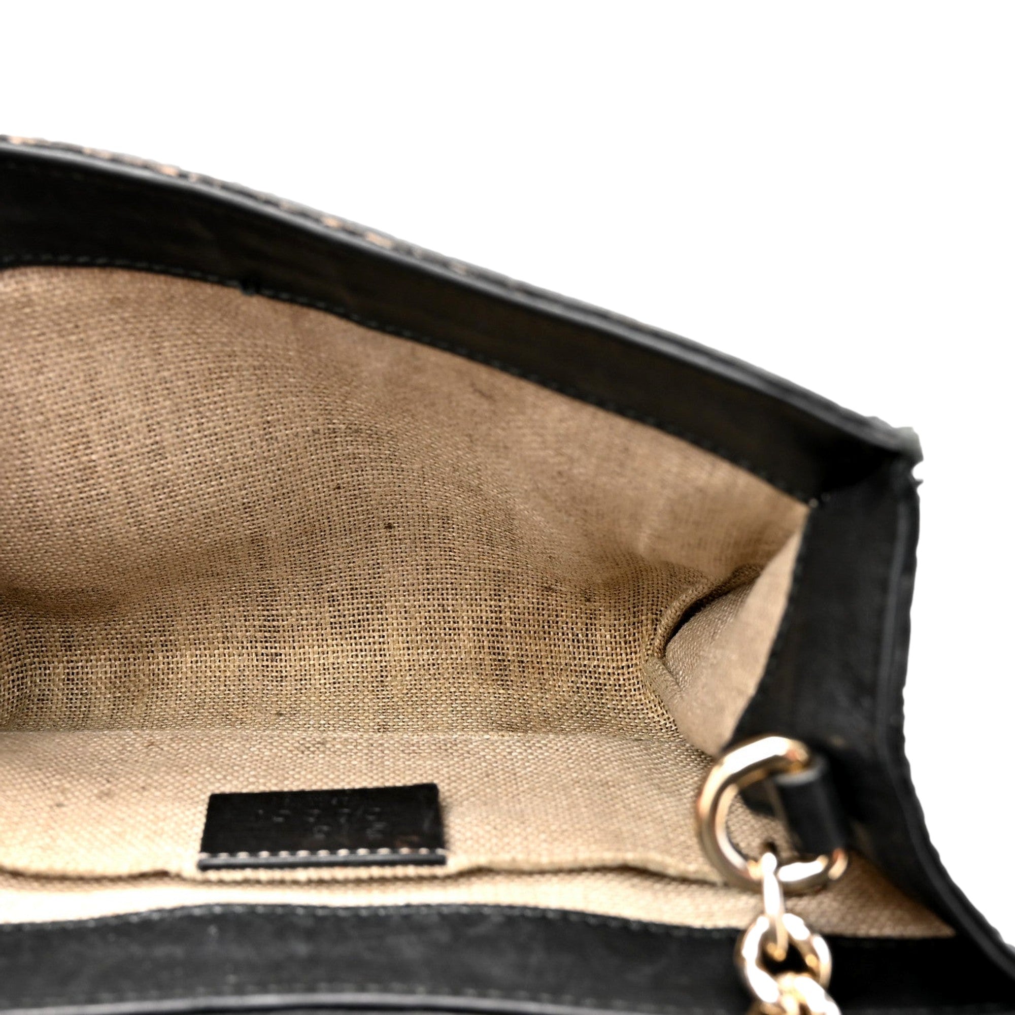 Gucci Microguccissima Mini Emily Chain Shoulder Bag Black - available at Queen Bee of Beverly Hills. 